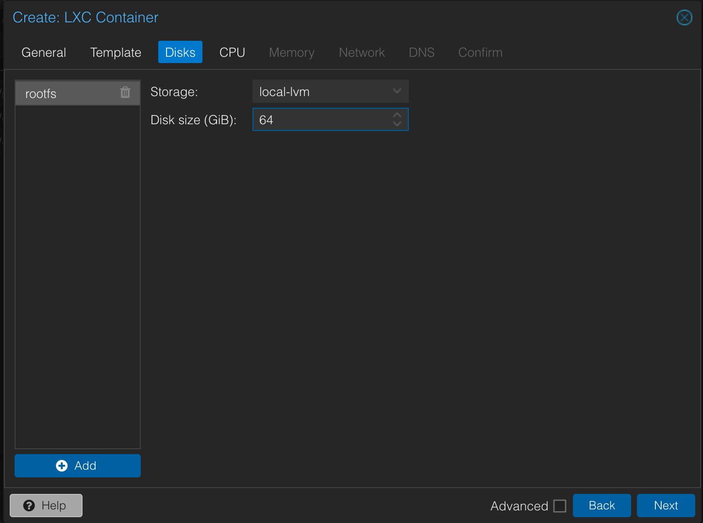 Set Disk Size